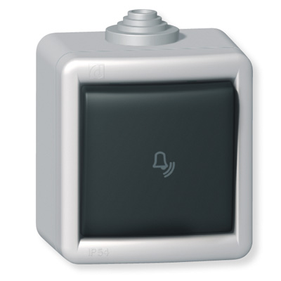 Taster zvona 10A/250V - antracit
